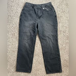 Good American Black Jeans, Straight Leg, Size 12